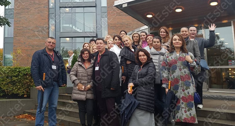 косметологи из Винницы в центре GALDERMA Швеция